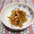 バカリャウ's cooksnap of when they made ウドと山芋の梅おかか炒め.