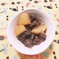 ﾁｲﾁｬﾝﾏﾏ's cooksnap of when they made 牛すじ肉と大根のどて焼き(どて煮).