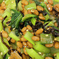 yukis2s's cooksnap of when they made 塩昆布が◎納豆と小松菜の和え物.