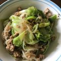 猪木の単身赴任メシ's cooksnap of when they made ダイエット！しらたきとひき肉の焼きそば.