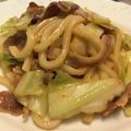 cheesedog's cooksnap of when they made 回鍋肉焼きうどん♪.