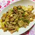 ☆★ひよこ★☆'s cooksnap of when they made 厚揚げと豚肉と野菜の味噌炒め.