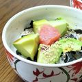 umemodoki's cooksnap of when they made しらすとアボカドの最強コンビ丼♪.