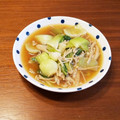 shirohige's cooksnap of when they made チンゲン菜とエノキの中華風炒め.