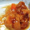 みつや014's cooksnap of when they made 唐揚げリメイク！本格酢豚風アレンジ.