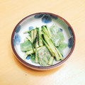 ★ぴよぴよ501★'s cooksnap of when they made きゅうりとさしみこんにゃくの胡麻和え.