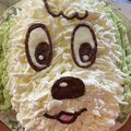 クックAPU3WG☆'s cooksnap of when they made わんわんケーキ.