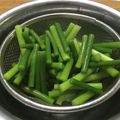 北京パンダ's cooksnap of when they made ニンニクの芽 下処理 保存方法.