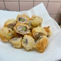 Rina____a's cooksnap of when they made ジューシーなすと大葉の豚こま巻きとんかつ.