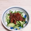 アクセル☆'s cooksnap of when they made きゅうり＋イカの塩辛＝(≧▼≦).