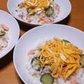 ruris7's cooksnap of when they made みょうが入り鮭ちらし寿司♪簡単♪.