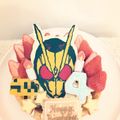 p0ro08's cooksnap of when they made 仮面ライダーゼロワンのバースデーケーキ♡.