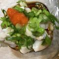 パプリカ婦人's cooksnap of when they made マダイの白子ぽん酢.