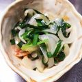 あいぱらりん's cooksnap of when they made ニラとたまねぎのゴマ油風味のおひたし.