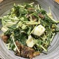 daikanon's cooksnap of when they made 混ぜるだけ*焼き鳥缶と水菜、卵のサラダ*.