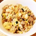 anzco's cooksnap of when they made 豚ひき肉の炒飯✤鉄中華鍋で.