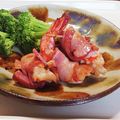 チコリママ's cooksnap of when they made お弁当に♡海老のベーコン巻き.