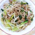 ふうはっちゃん's cooksnap of when they made うちのごはん風？！もやしと挽肉の味噌炒め.