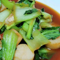 まるいタヌキ's cooksnap of when they made ホタテと青梗菜のあっさり炒め.