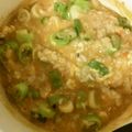 ふ〜あちゃん's cooksnap of when they made 簡単♡蒙古タンメン中本でスープご飯.