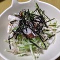 じゅんともた's cooksnap of when they made 水菜とお豆腐のツナマヨサラダ.