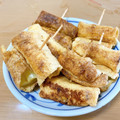 ナタデココア☆'s cooksnap of when they made 油揚げのねぎ串焼き.