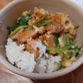 もかもかと's cooksnap of when they made ヘルシオホットクックで鶏肉の卵とじ.