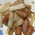 みつまる3232's cooksnap of when they made 長いもとソーセージのガーリックバター炒め.