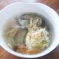 低カロ探検隊's cooksnap of when they made 野菜たっぷり中華風かきたまスープ♪.