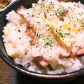 クリーピングタイム☆'s cooksnap of when they made 筍とベーコンの洋風炊き込みご飯.
