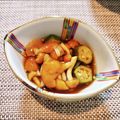 ribbkitty's cooksnap of when they made おくらとなめこの酢の物.