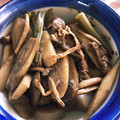 crispylove's cooksnap of when they made 牛肉とごぼうとコンニャクのしぐれ煮.