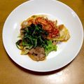 クックP8KGHH☆'s cooksnap of when they made 春＊新玉葱と春キャベツのキムチ豚肉丼.