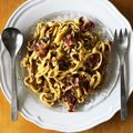 ロシアンティー⭐'s cooksnap of when they made 手打ちパスタとポルチーニのクリームソース.
