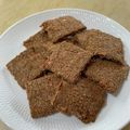 chikarin♡'s cooksnap of when they made エビ殻→オーブン♡手作りのエビせんべい♡.
