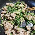 うね子ちゃん's cooksnap of when they made チンゲン菜と豚肉のオイスターソース炒め.