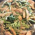 ilovelotus's cooksnap of when they made 水菜とごぼうのマスタード炒め.