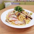 Yukiまむ's cooksnap of when they made あり合わせ茸のバター醤油パスタ.
