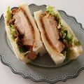ほろぴ's cooksnap of when they made お弁当にも！チキンカツサンド.