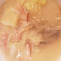 chkitchent's cooksnap of when they made キャベツとベーコンとシメジの温かスープ.