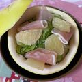 momonaomam's cooksnap of when they made 菜の花とザボンの生ハムサラダ.