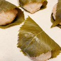 ピーナッツ子♪'s cooksnap of when they made 炊飯器で簡単【桜餅】道明寺を使いました.