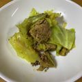momonaomam's cooksnap of when they made サバ缶スパイシーキャベツ炒め.