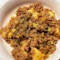 まぁくんのハニー🍯's cooksnap of when they made ひき肉とじゃがいもの甘辛煮.