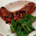 Yuuko7i's cooksnap of when they made ハラモの黒胡椒焼き.