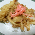 ねこはがき's cooksnap of when they made 甘い天丼のたれ　天丼　残った天ぷらで！.