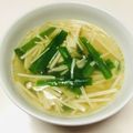 azbjbn's cooksnap of when they made 簡単！！にらとえのきの中華スープ.