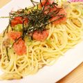 hitomi♪＊'s cooksnap of when they made 濃厚あさりだしの明太子パスタ.