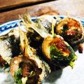 kinniko's cooksnap of when they made 簡単！美味しい！イワシの梅大葉巻き.