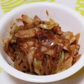 結衣のお母ちゃん's cooksnap of when they made 牛コマ肉と糸こんにゃくの炒め物.